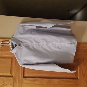 Claiborne Boy's Size 16 Blue Oxford Dress Shirt